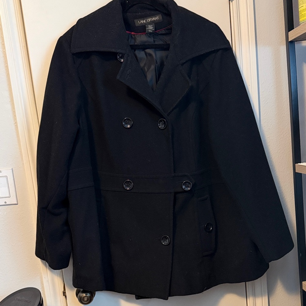 ✨Lane Bryant Peacoat in Black ✨
